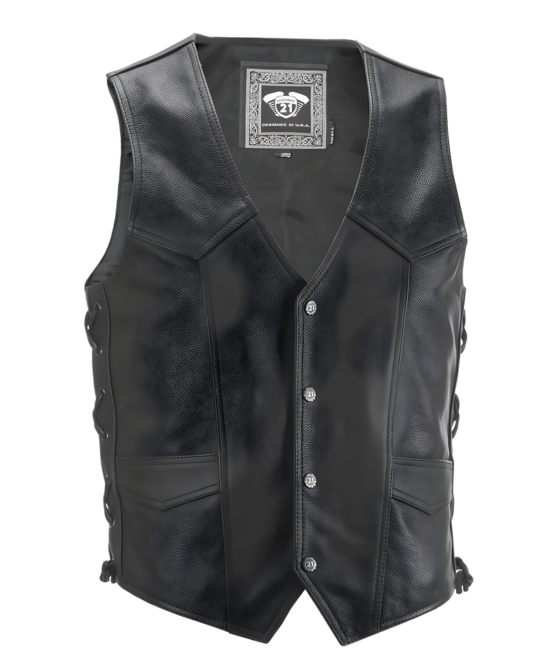 Highway 21 Six Shooter Vest - Black 2x