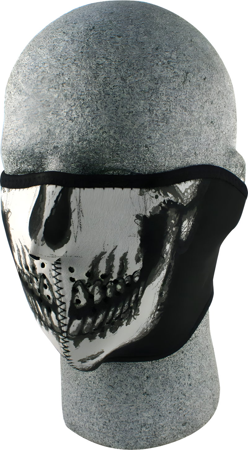 Zan Half Face Mask - Glow-IN-THE-Dark Skull
