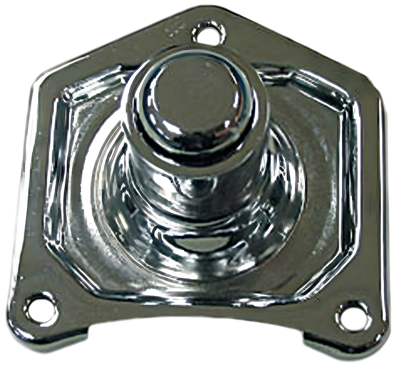 Harddrive Direct Starter Button - Chrome — Harley-Davidson Softail Heritage Classic, Softail Fat Boy, Dyna Wide Glide (1991-2017)