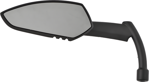 Harddrive Apache Alloy Mirror W/Knife Styling - W/ Knife Stem Matte Black Left