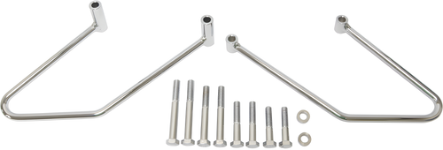 Harddrive Saddlebag Support Bracket - Supports Chrome Late Softail — Harley-Davidson Softail Heritage Classic, Softail Fat Boy, Softail (1983-2026)
