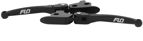 Flo Motorsports MX Style Adjustable Lever - SET Black `2021-2023 FLH/FLT — Harley-Davidson (2021-2025)
