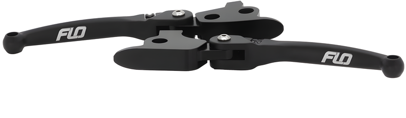 Flo Motorsports MX Style Adjustable Lever - SET Black `2021-2023 FLH/FLT — Harley-Davidson (2021-2025)