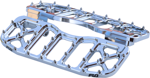 Flo Motorsports V5 Floorboards - Chrome — Harley-Davidson Electra Glide Ultra Classic, Electra Glide Classic, Road King (1984-2021)