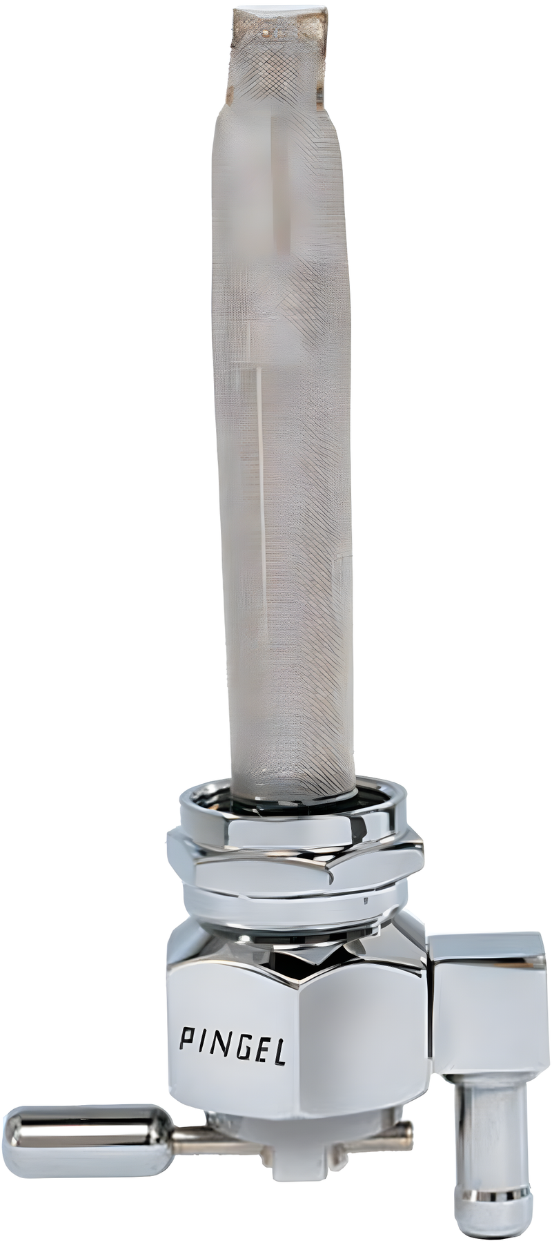 Pingel Ent Petcock - Chrome 22mm RES Barb Down