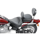 Mustang Motorcycle Solo with Driver Backrest Original — 1984-2006 Harley-Davidson Touring