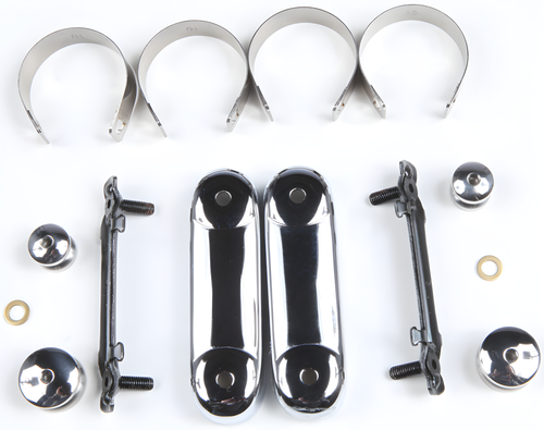 National Cycle Windshield Mount Kit - Quick Release Straight Forks — Harley-Davidson Dyna Wide Glide, Softail Custom, Softail (1980-2017)