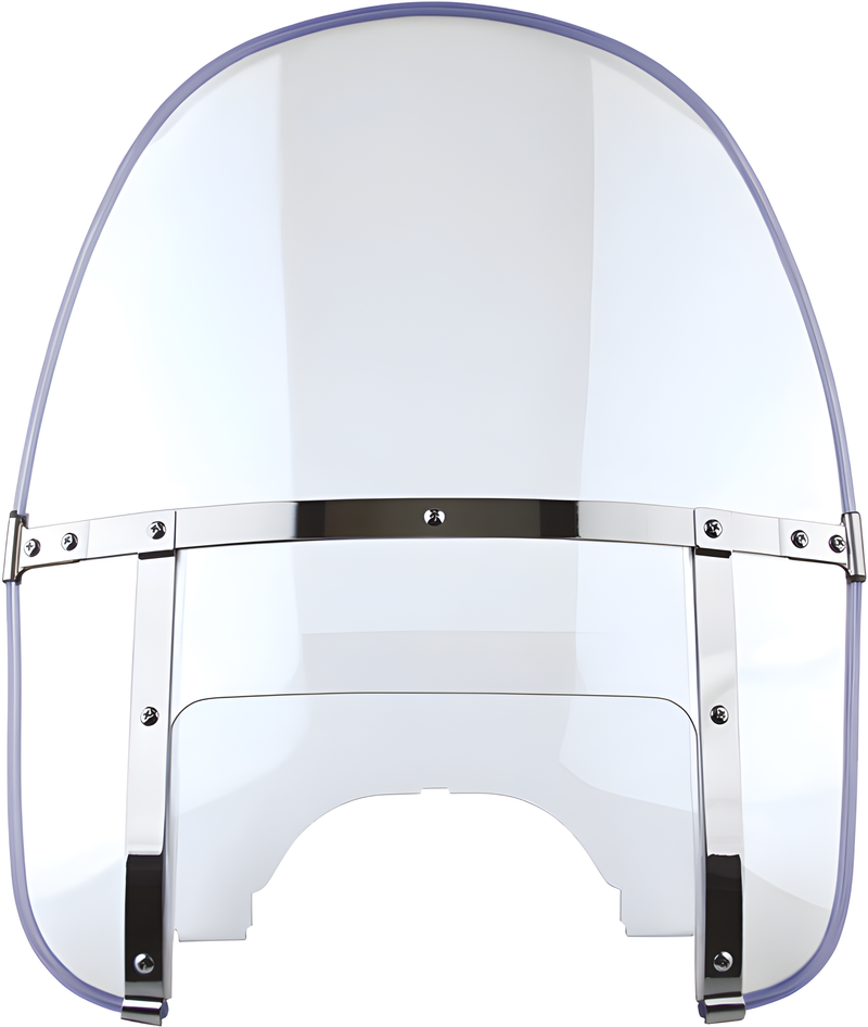 National Cycle Heritage Beaded Windshield - WS Clear W/Adjustable Window — Harley-Davidson (1980-2017)