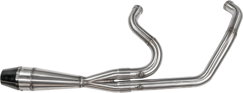 Sawicki 2In1 Shorty for Softail Models - TC Softail Shorty Brushed SS — Harley-Davidson Softail Heritage Classic, Softail Fat Boy, Softail (1983-2026)