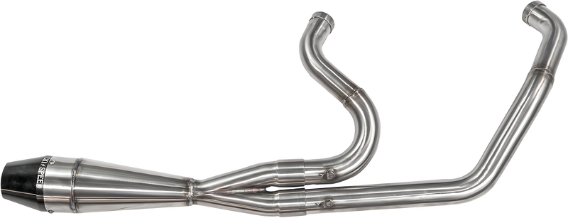 Sawicki 2In1 Shorty for Softail Models - TC Softail Shorty Brushed SS — Harley-Davidson Softail Heritage Classic, Softail Fat Boy, Softail (1983-2026)