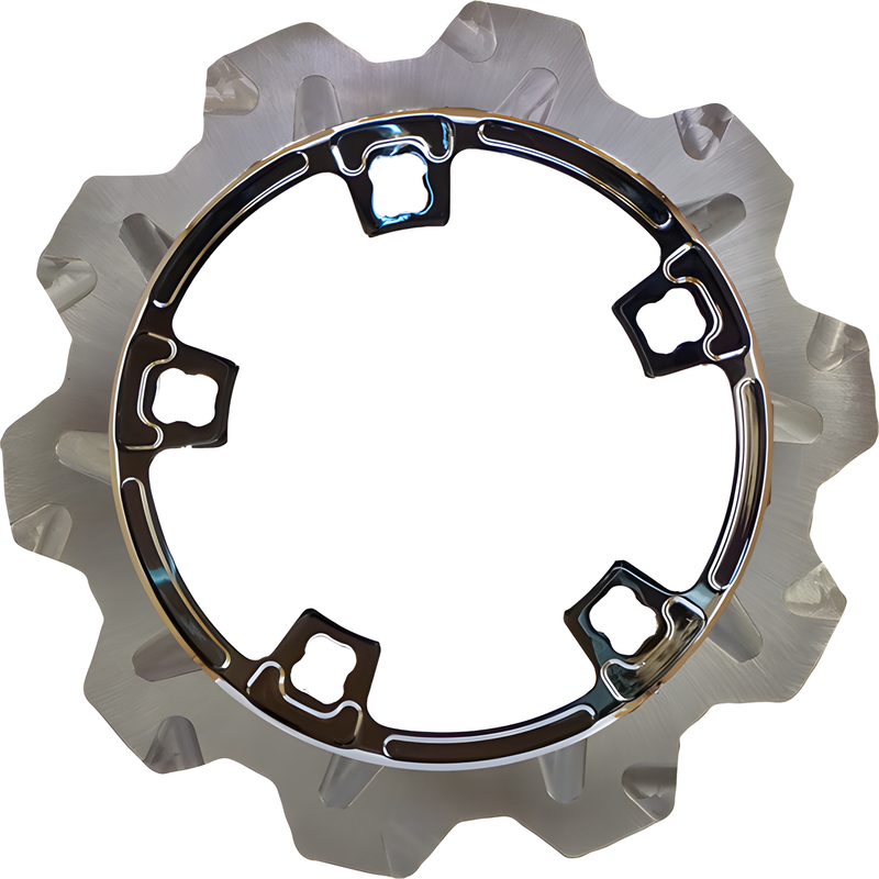 Lyndall Brakes High Carbon Steel Perimeter Rotor - Chrome 11.8