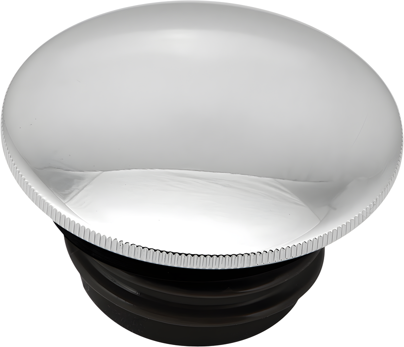 Harddrive Screw In Smooth Gas Cap - Screw-IN Smooth NON-Vented Chrome `1996-2024