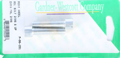 GardnerWestcott Rear Wheel Adjustment Bolts - 2007-2017 Dyna Models Rear