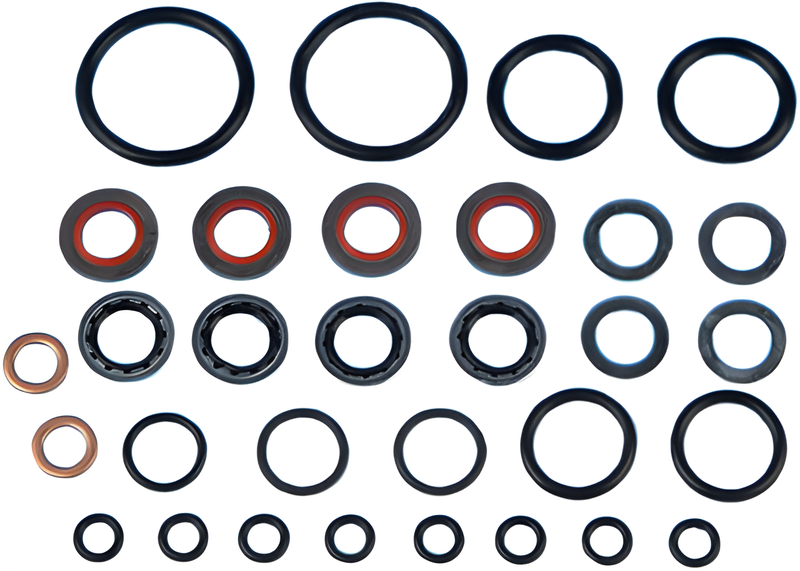 James Gaskets Shovelhead Gasket Kit - Seal Fork AIR FL FXR KIT 45849-84-K — Harley-Davidson Electra Glide Classic, Sport Glide, Low Glide (1983-1992)
