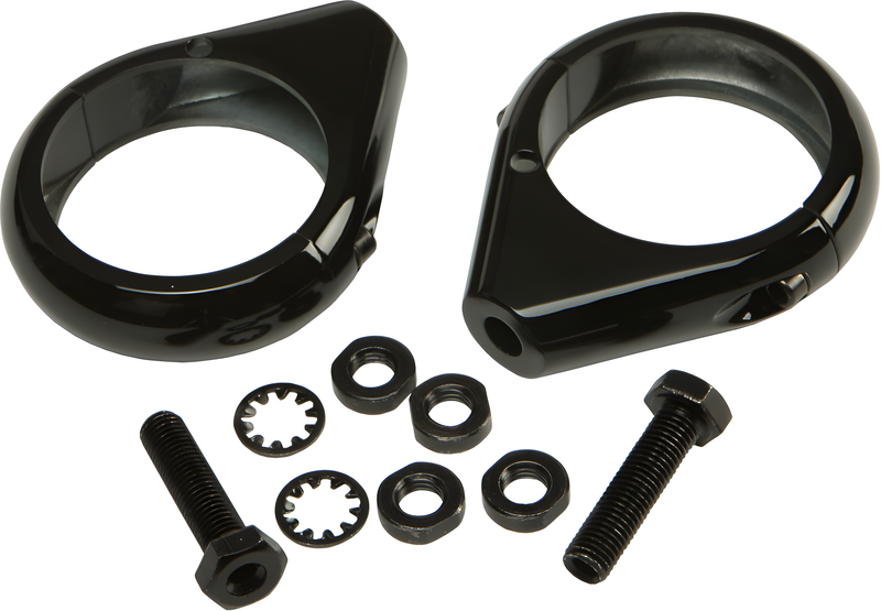 Harddrive Turn Signal Clamp - 49mm PR Black