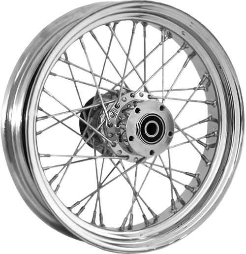 Harddrive Factory Authorized Harley-Davidson Tire - 40-SPK Chrome 16x3.5 BT/XL-… — Harley-Davidson (1984-2026)