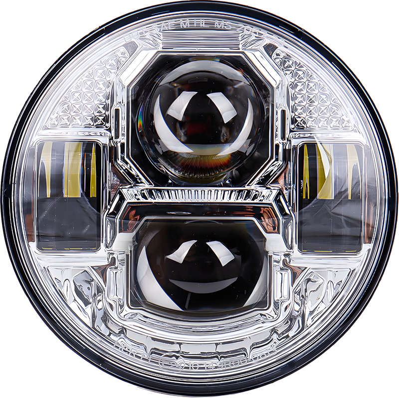 Pathfinder Rugged ultra view headlight - Chrome