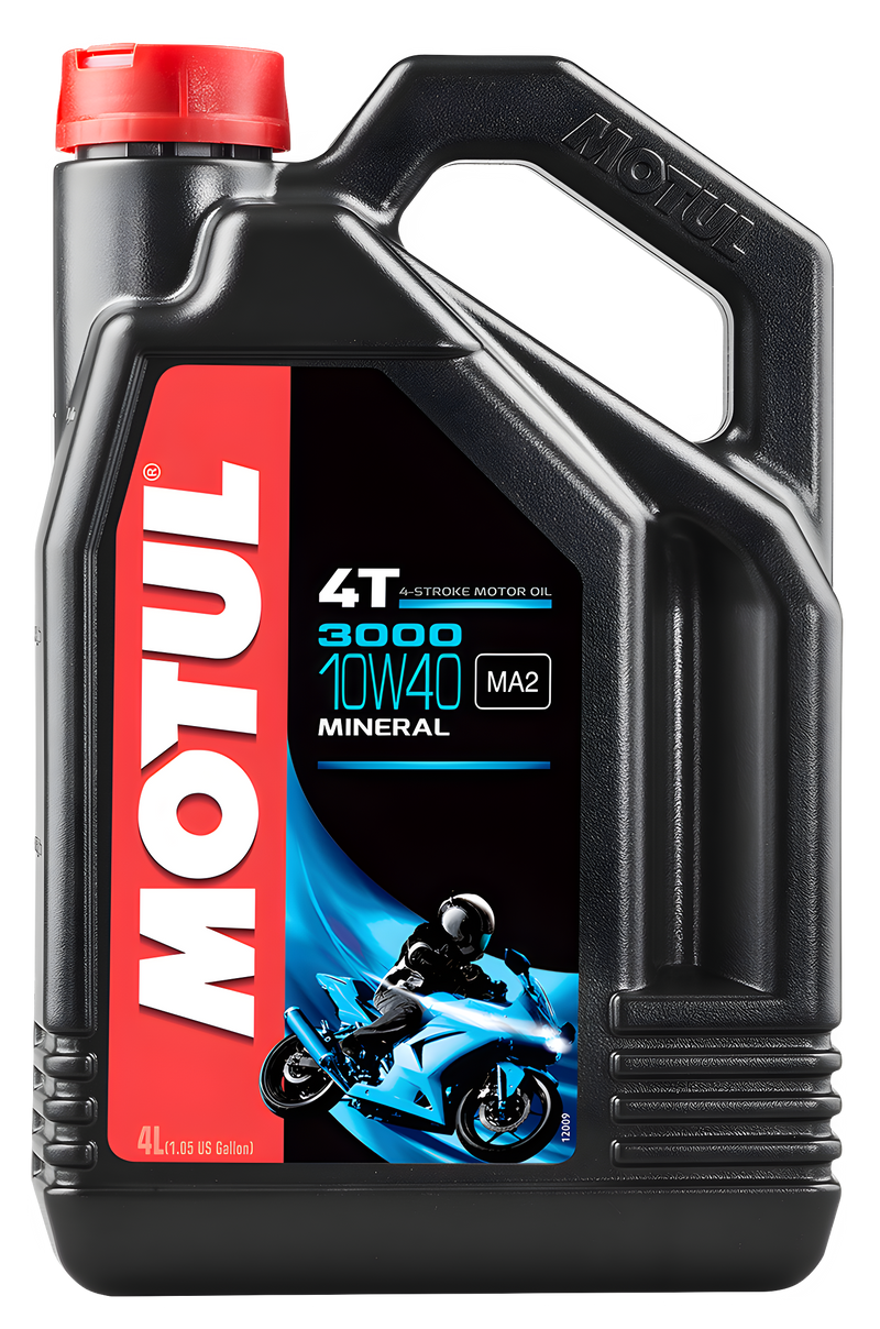 Motul 3000 4T Oil - Petroleum OIL 10w40 4l 4/Case