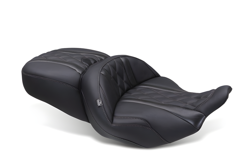 Mustang Motorcycle One-Piece 2 Up Seat — 2023-2025 Harley-Davidson Touring