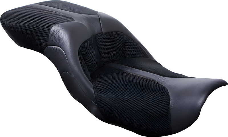 Danny Gray Dyna TourIST 2-Up Air Seat - AIR-2 Seat FXD `2006-2017 — Harley-Davidson Dyna Super Glide (2006-2010)