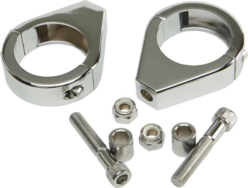 Harddrive Turn Signal Clamp - 41mm PR Chrome