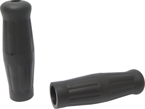Harddrive Old School Grips - Black W/O Throttle Sleeve — Harley-Davidson Softail Heritage Classic, Softail Fat Boy, Electra Glide Classic (1984-2018)