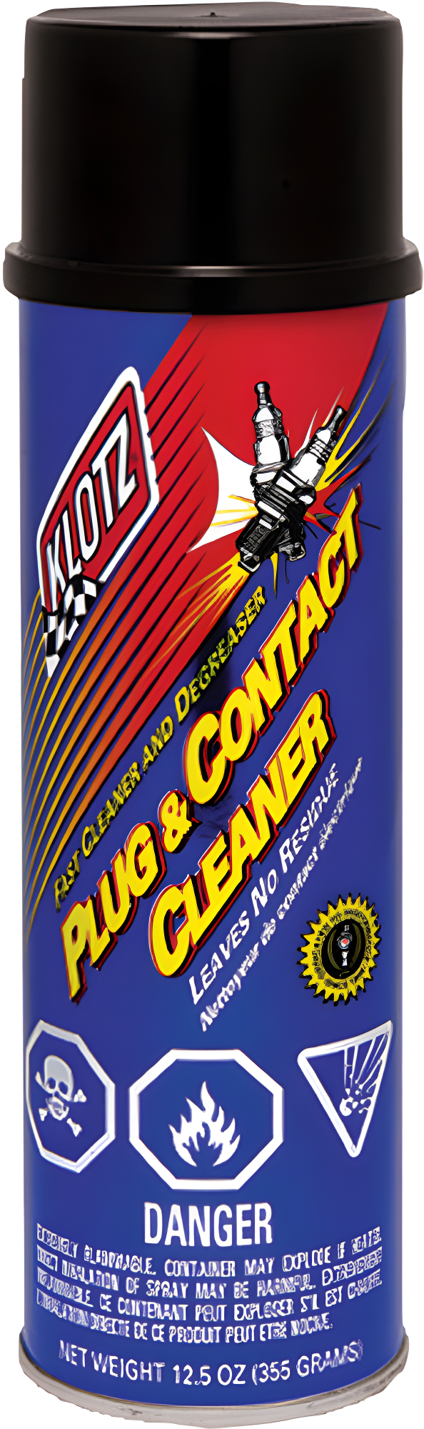 Klotz Plug and Contact Cleaner - & Contact Cleaner Aerosol 12.5oz