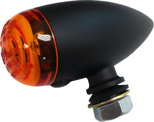 Harddrive Universal LED Marker Light - Bullet Marker Light Black W/RED Lens