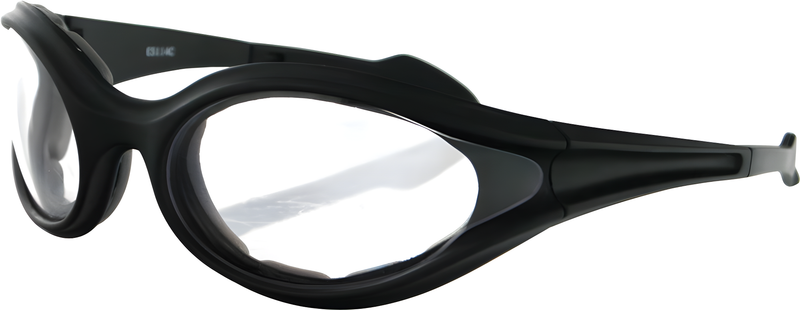 Bobster Foamerz Sunglasses - Black W/Clear Lens