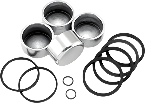Cycle Pro Caliper Seal Kit - Rebuild KIT W/Pistons Front/Rear BT/XL — Harley-Davidson Road King, Road King Classic, Electra Glide (2000-2007)
