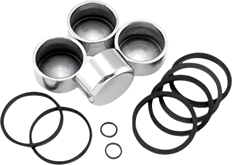 Cycle Pro Caliper Seal Kit - Rebuild KIT W/Pistons Front/Rear BT/XL — Harley-Davidson Road King, Road King Classic, Electra Glide (2000-2007)