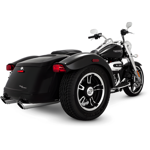 Vance and Hines Twin Slash Slip-Ons — 2015-2016 Harley-Davidson