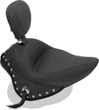 Mustang Motorcycle Solo with Driver Backrest Studs — 2011-2013 Harley-Davidson Touring