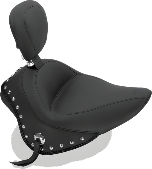 Mustang Motorcycle Solo with Driver Backrest Studs — 2011-2013 Harley-Davidson Touring