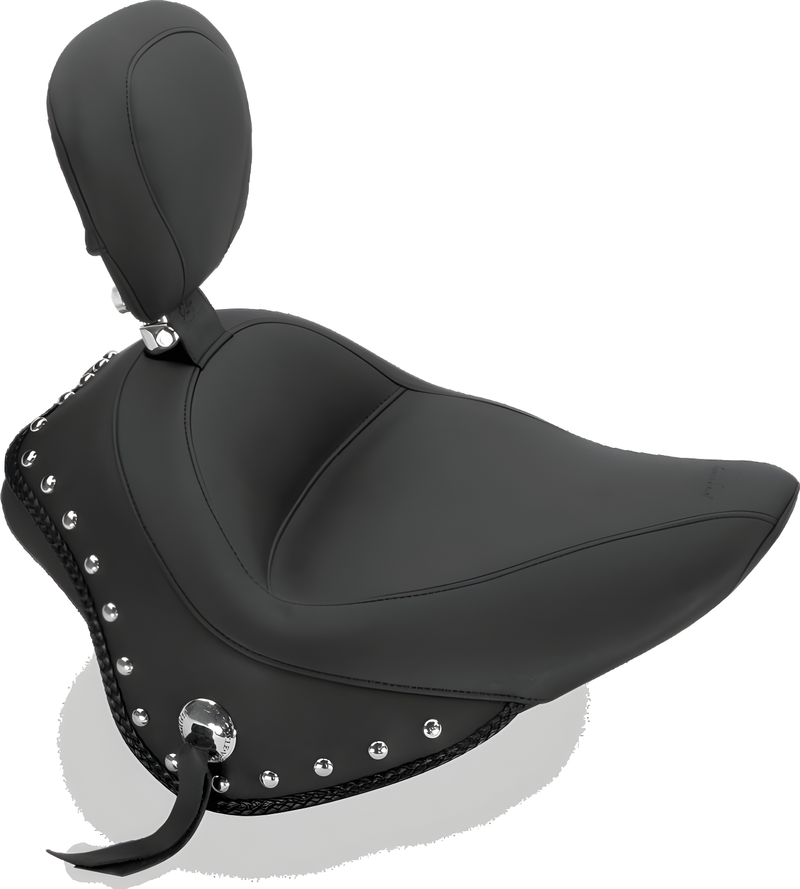 Mustang Motorcycle Solo with Driver Backrest Studs — 2011-2013 Harley-Davidson Touring