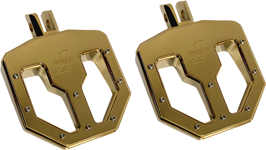 Pro One Pro Peg BMX V2 Mini Board Gold Titanium Nitride - Harley-Davidson Touring & Softail