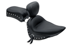 Mustang Motorcycle Solo with Driver Backrest Studs — 1984-2006 Harley-Davidson Touring