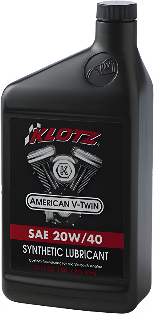 Klotz Synthetic Straight Weight Lubricant - 20w40 1qt — Harley-Davidson Electra Glide, Super Glide, Low Rider (1955-1983)