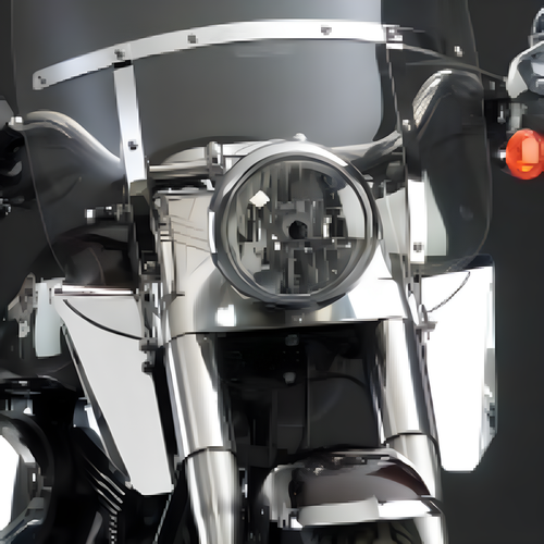National Cycle Replacement Windshield — 1986-2017 Harley-Davidson Softail Fork