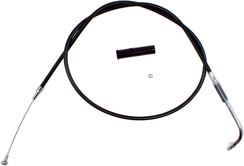Motion Pro Black Vinyl Idle Cable — Harley-Davidson Electra Glide, Electra Glide Classic, Road Glide (1996-2002)
