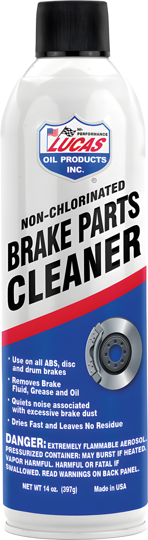 Lucas Brake Cleaner - Parts Cleaner 14 OZ (12/Case Sold Ea)