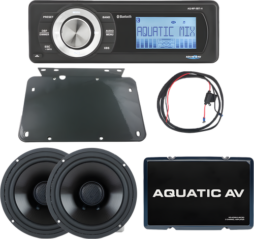 Aquatic AV Sports Kit - Fltr `1998-2013 — Harley-Davidson Road Glide (1998-2013)