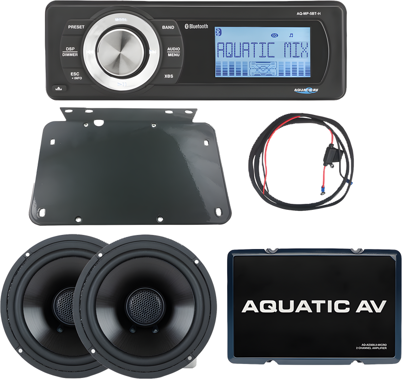 Aquatic AV Sports Kit - Fltr `1998-2013 — Harley-Davidson Road Glide (1998-2013)