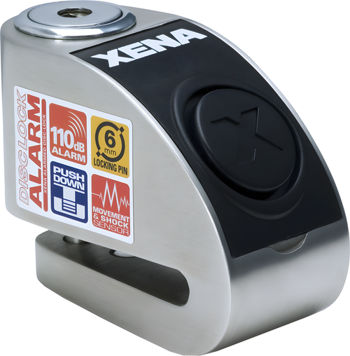XENA XZZ6L Alarm Disc Lock - Stainless Steel