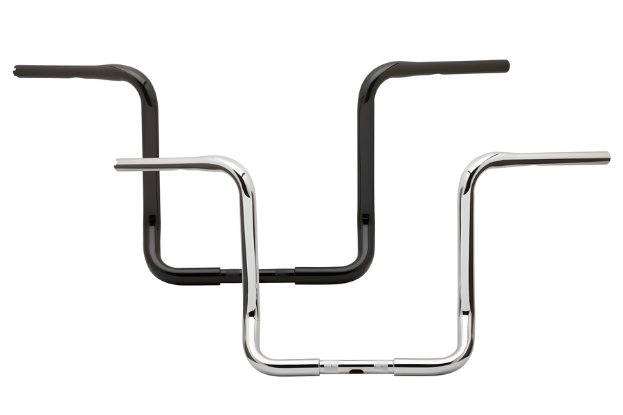 Burly Brand Bagger Bars 1.25" TBW Chrome Handlebars - Harley Touring & Softail