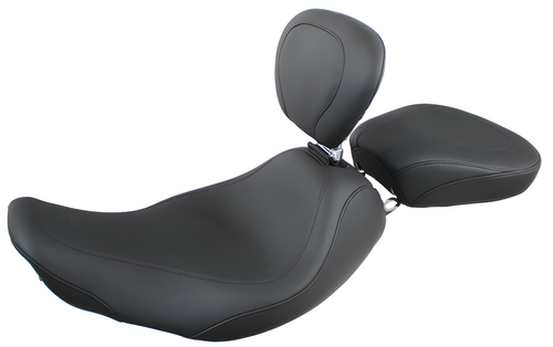 Mustang Motorcycle Solo with Driver Backrest Original — 1997-2007 Harley-Davidson