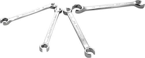 Performance Tool Metric Flare Nut Wrench Set - 4 PC MET Flare NUT Wrench SET