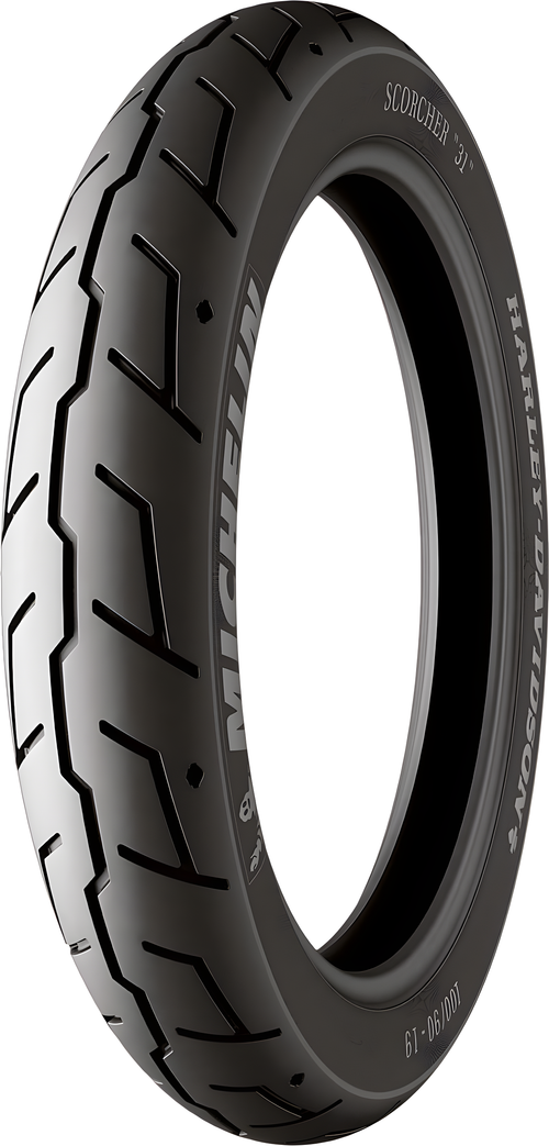 Michelin Scorcher 31 Tire - Front 110/90b19 62h Belted Bias TL — Harley-Davidson (1955-2026)