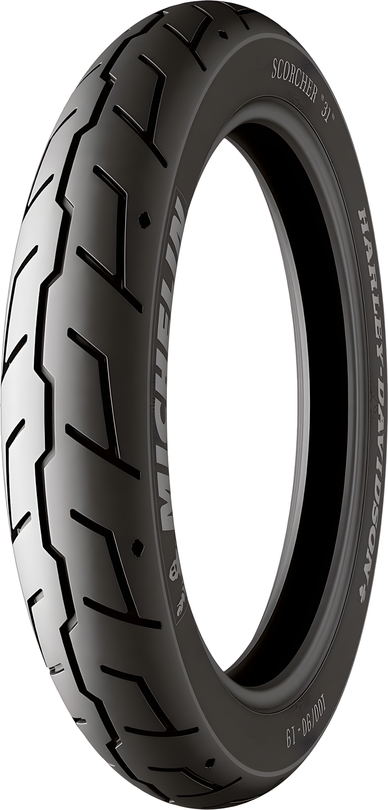 Michelin Scorcher 31 Tire - Front 110/90b19 62h Belted Bias TL — Harley-Davidson (1955-2026)
