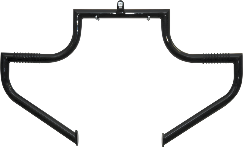 Lindby Linbar Engine Guard - HD Linbar FLH Touring 97-UP Black — Harley-Davidson Road King, Road King Classic, Street Glide (1997-2019)